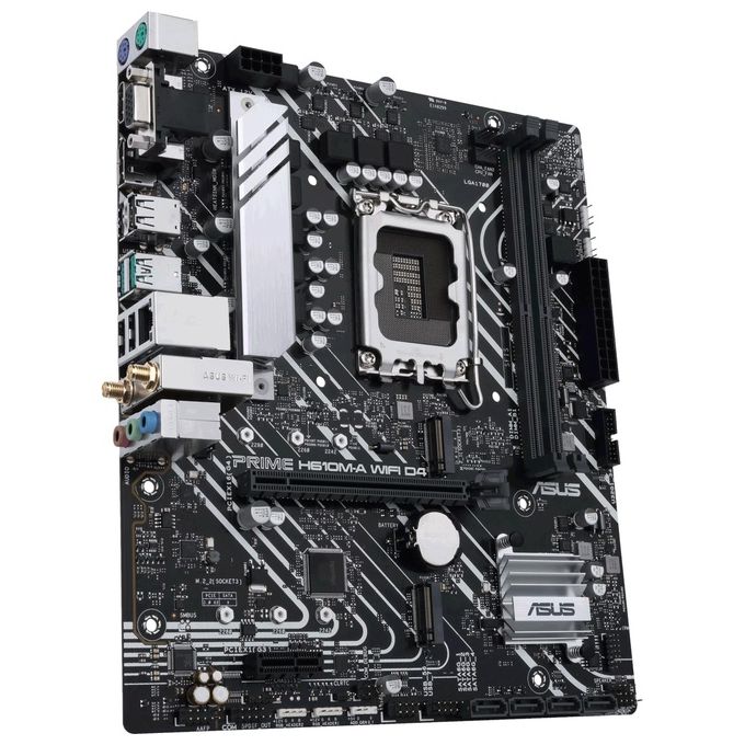 ASUS 90MB1C80-M0EAY0 PRIME Scheda Madre Intel H610 LGA 1700 micro ATX DDR4 Wi-Fi 5 Bluetooth 5.0 colore Nero