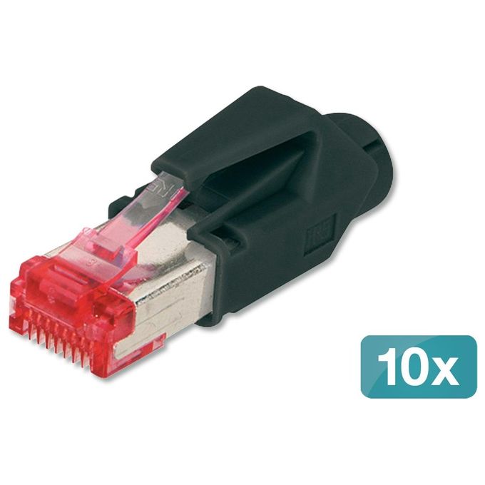 Digitus Connettore di Interfaccia Modulare Cat6 Rj45 Hirose Tm 21 10 Pezzi