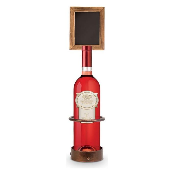 Securit Wb-wr-1 Porta Bottiglia Singola con Lavagnetta