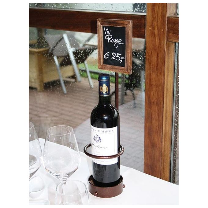 Securit Wb-wr-1 Porta Bottiglia Singola con Lavagnetta