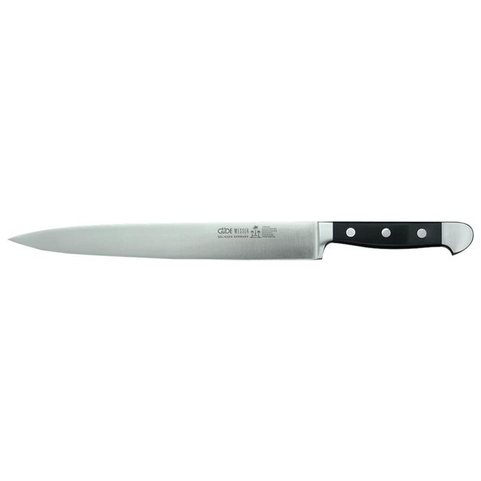 Gude Alpha Coltello da Prosciutto 26cm POM Nero 1765-26