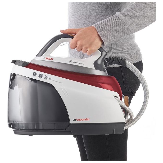 Polti XM82C La Vaporella Ferro da Stiro con Caldaia 2350 W 15 bar 1.5 L 4 Programmi colore Grigio Rosso