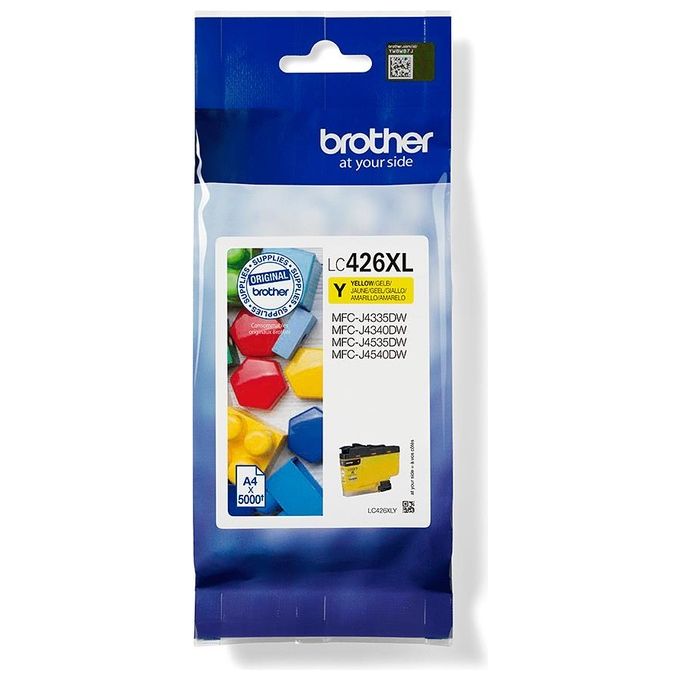 Brother LC426XLY Cartuccia Inkjet Originale Alta Capacita' 5000 Pagine per MFC-J4340DW MFC-J4540DW MFC-J4540DWXL colore Giallo