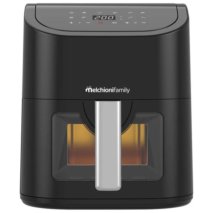 Melchioni 118340027 Marianna Friggitrice ad aria 5.2 L 1700 W 9 Programmi Display Touch colore Nero