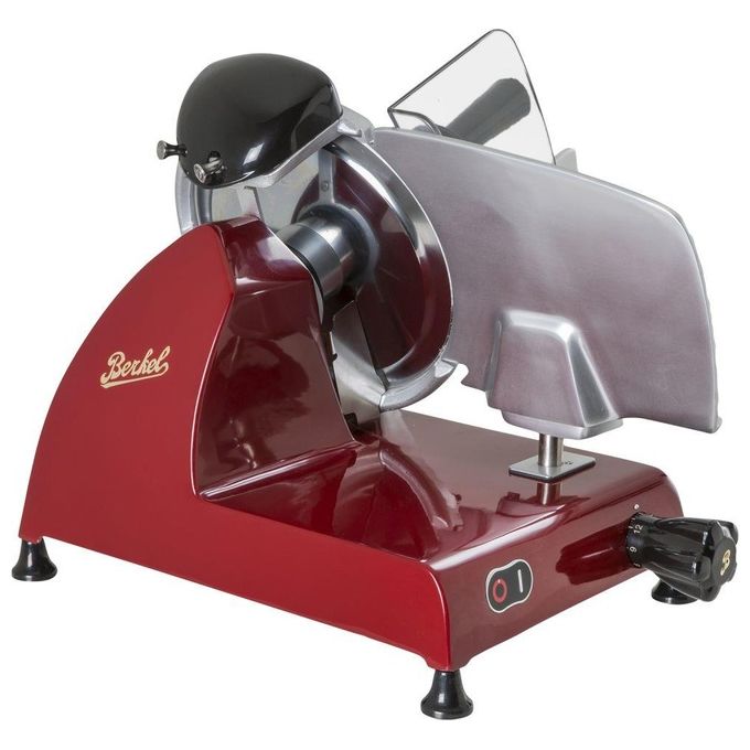 Berkel RSBGM01000000 Red Line Affettatrice a Gravita' Lama 250 mm 190 W Spessore 0-14 mm Affilatoio Integrato colore Rosso