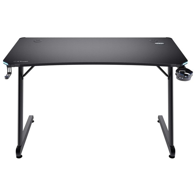 Trust GXT 709 Luminus Scrivania Gaming LED RGB 10 Modalita' Colore Nero