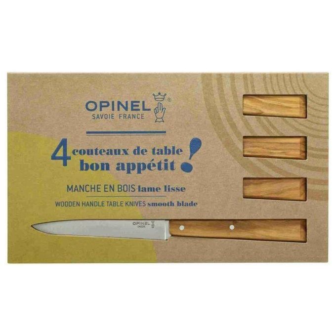 Opinel Set Coltello da Tavola No. 125 Bon Appetit Ulivo