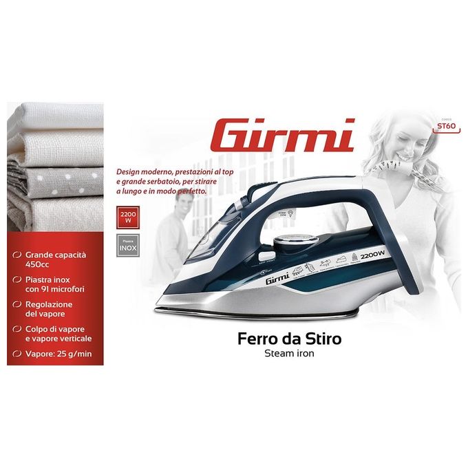 Girmi ST60 Ferro da Stiro 2200 W