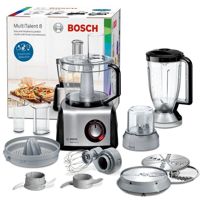 Bosch MC812M844 Robot da Cucina Multifunzione 1250W 3,9 Litri Alluminio