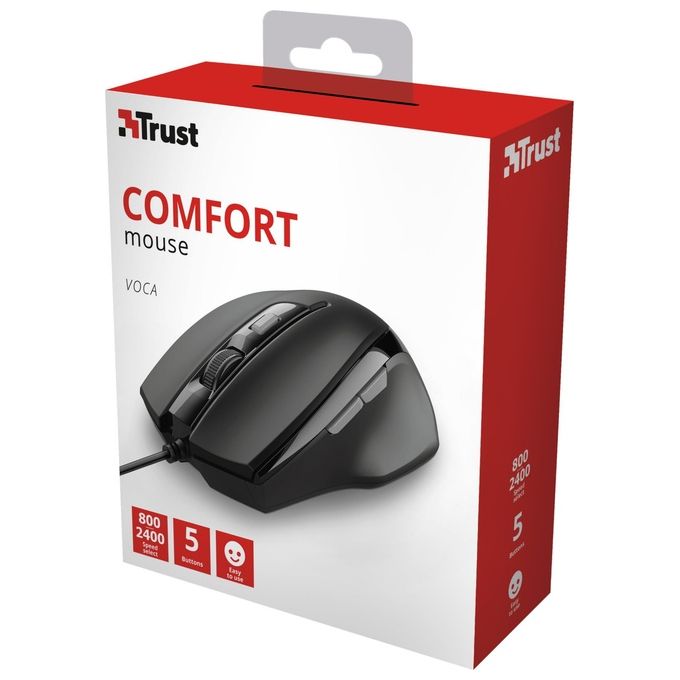 Trust Voca Comfort Mouse con Filo