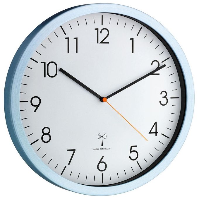 Tfa-Dostmann Orologio da Parete Radiocontrollato Argento