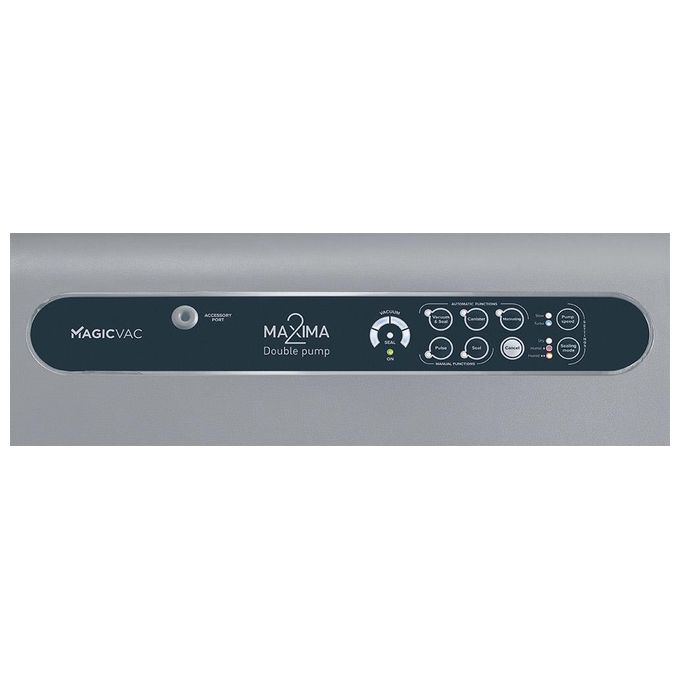 Magic Vac, Macchina Sottovuoto Maxima 2, 820 mbar, Grigio