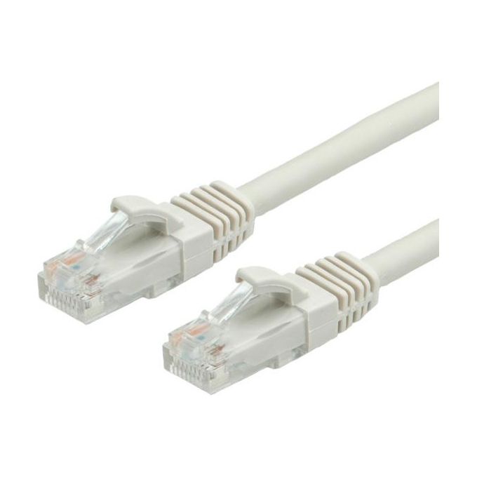 Roline Value Cavo di Rete Utp Cat.6 1mt Ls0h Grigio Halogen Free No Schermato