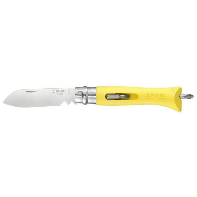 Coltelli Opinel Bricolage Giallo-Grigio N. 9