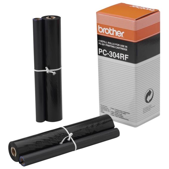 Brother PC-304RF Rotoli di Trasferimento Termico 230-250 pagine Tecnologia Termica colore Nero
