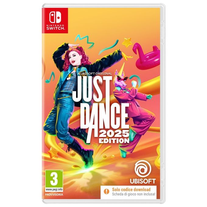 Ubisoft Just Dance 2025 Edition Videogioco Nintendo Switch Party Game 40 Canzoni Codice Digitale