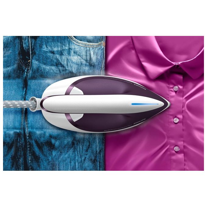 Philips GC7933-30 PerfectCare Compact Plus Ferro da Stiro con Caldaia 2400W 450 g-min 6,5 bar 1,5 L colore Viola