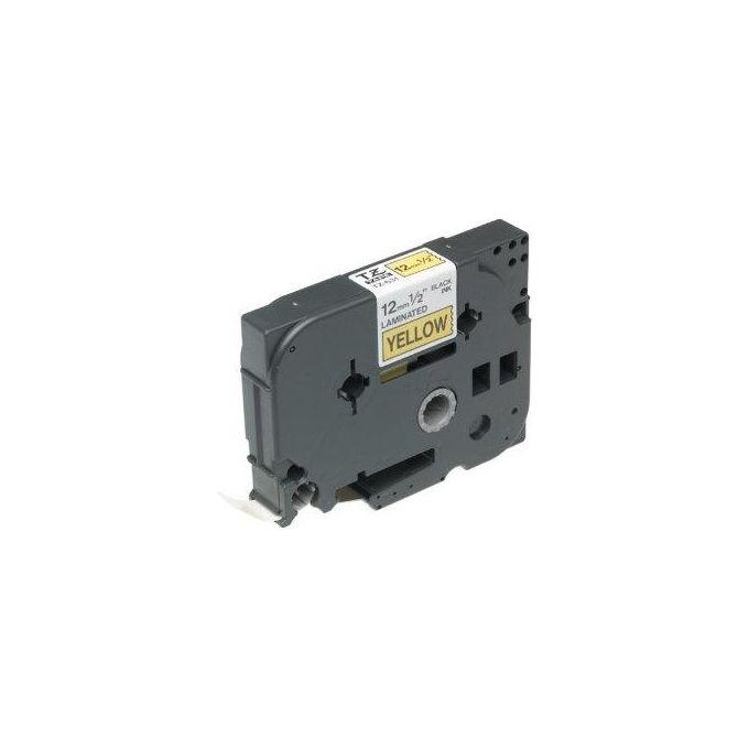 Brother Nastro Tipo Tx 12mm Nero Giallo