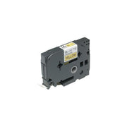 Brother Nastro Tipo Tx 12mm Nero Giallo
