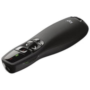 Logitech R400 Puntatore Laser per Presentazioni Wireless, 2.4 GHz e Bluetooth, Ricevitore USB, ‎Puntatore Laser Rosso, Portata 15 m, 6 Pulsanti, Controllo Intuitivo, Indicatore ‎Batteria, PC, Nero