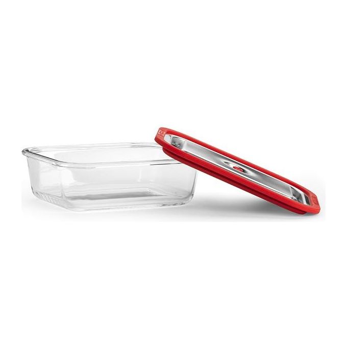 Magic Vac Contenitori Sottovuoto Free Inox e Rosso