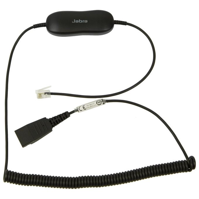 Jabra GN1216 Cavo per cuffie RJ-9 (M) disconnessione rapida (M) 2 m per Avaya one-X Deskphone Edition 96XX, Jabra GN 2000, GN1900, GN2000, BIZ 2400 3in1, GN2000