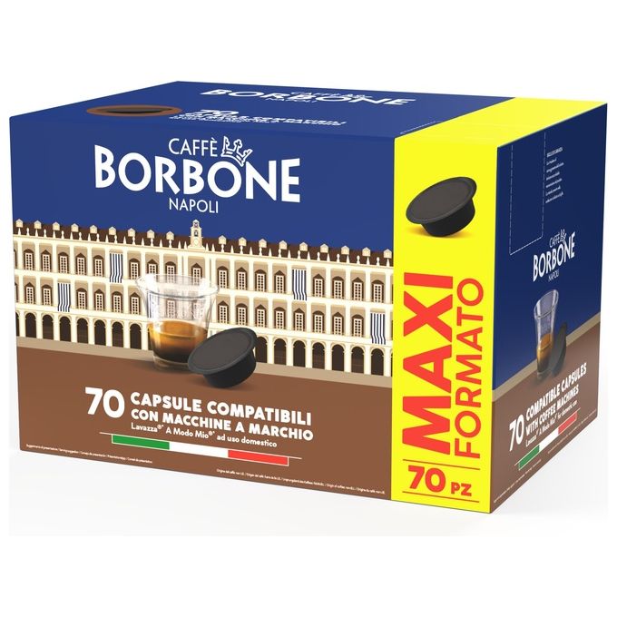 Borbone Caps Compatibile Lavazza 70 Pezzi Decisa