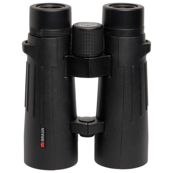 Braun 20007 Compagno Binocolo 10x50 con Prismi BAK-4 Roof e Rivestimento Multistrato Completo Impermeabile fino a 0,5 m colore Nero