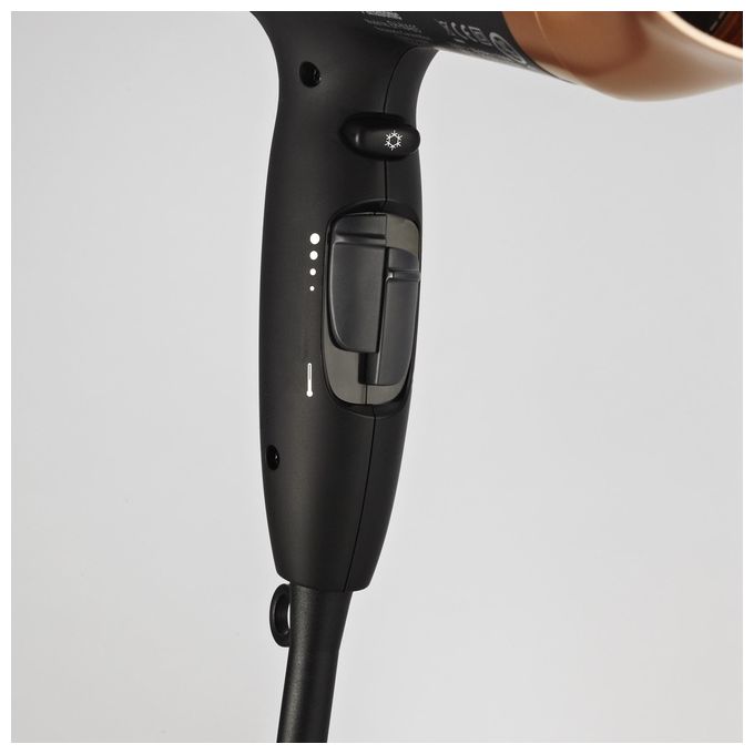 Panasonic EH-NA65CN825 Asciugacapelli 2000W tecnologia nanoe 3 velocita' 4 temperature 3 accessori colore Oro Nero
