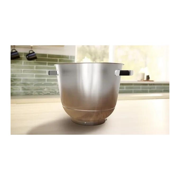 Bosch MUZS6ER Ciotola in Acciaio Inox per Robot da Cucina Serie 6 Capacita' 5,5 L colore Acciaio inox