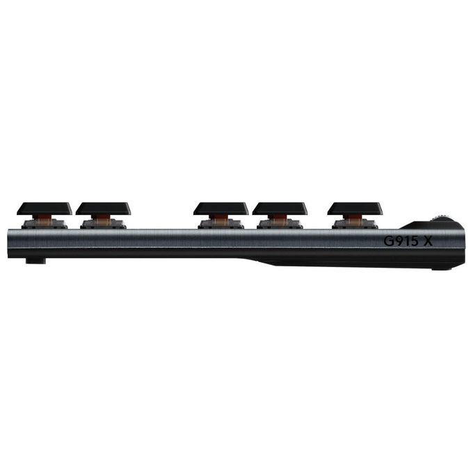 Logitech G 920-012725 G915 X Tastiera gaming wireless meccanica TKL RGB LIGHTSYNC switch GL Tactile a basso profilo USB-C Bluetooth QWERTY IT colore Nero