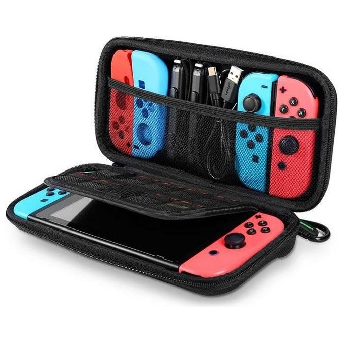 Ugreen Custodia per Console Portatile Cover Nintendo Eva Oxford Velluto Grigio