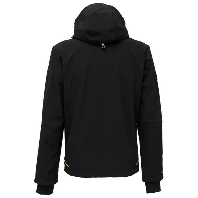 U-Power FU187BC Space Giacca Softshell Impermeabile Antivento Traspirante Cappuccio Staccabile Membrana U-Tex colore Nero