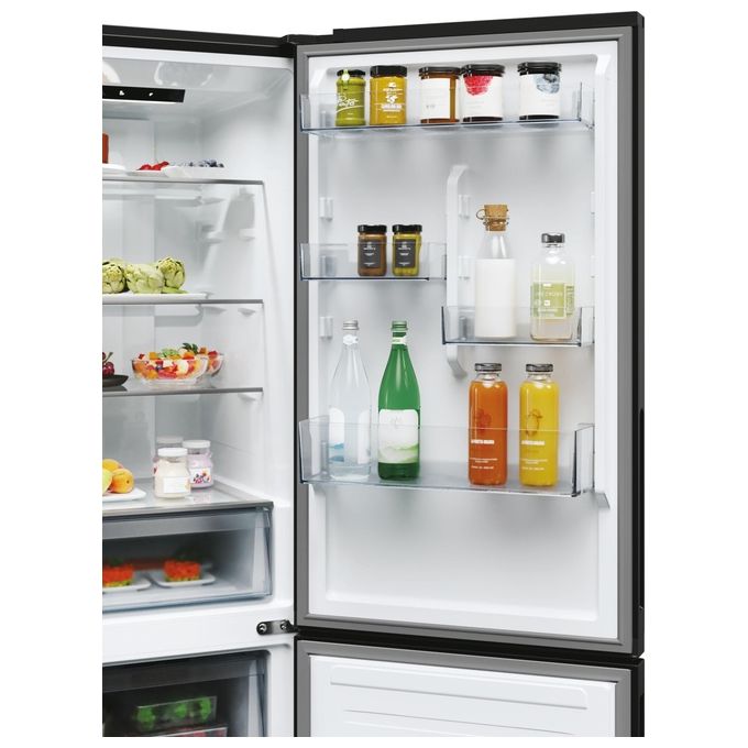 Candy CNCQ2T618EB Fresco 300 Frigorifero Combinato 355 L 185 cm Classe E 38 dB No Frost colore Nero