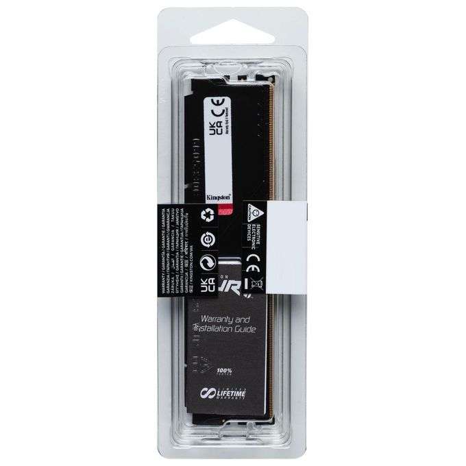 Kingston KF552C40BB-16 FURY Beast Memoria RAM DDR5 16GB 5200 MT-s CL40 DIMM XMP 3.0 colore Nero