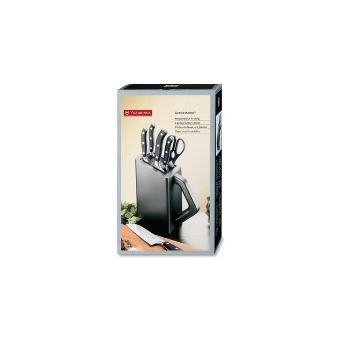 Victorinox Ceppo Coltelli 6 Pezzi Nero