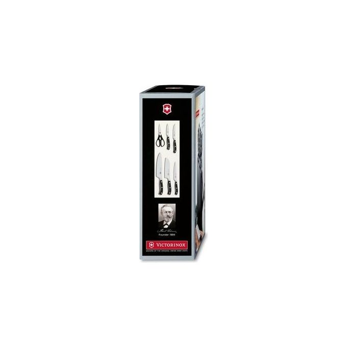 Victorinox Ceppo Coltelli 6 Pezzi Nero