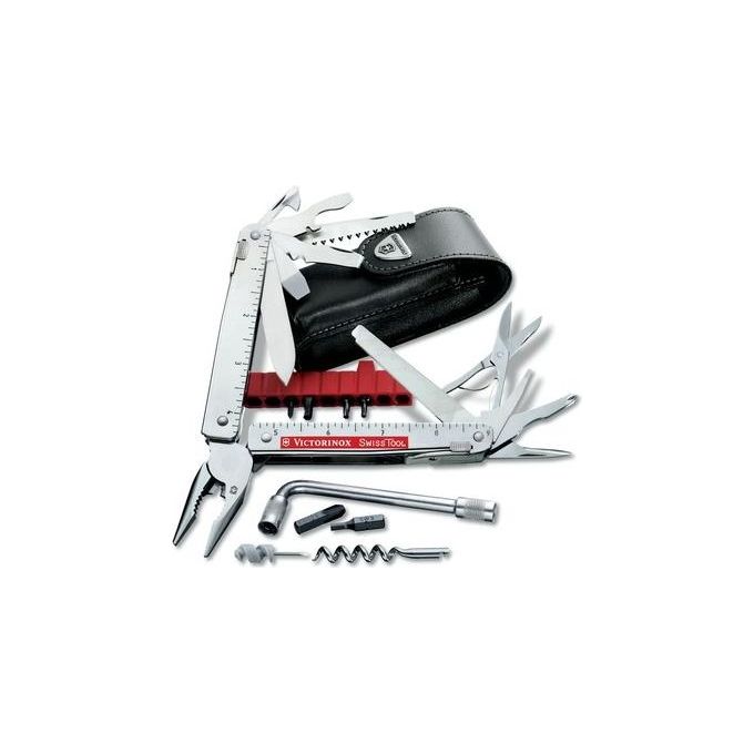 Victorinox 3.0338.L SwissTool X Plus Multiutensile 37 Funzioni Acciaio Inossidabile Custodia in Pelle colore Argento