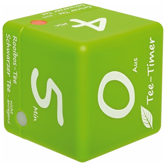 Tfa-Dostmann Timer Digitale per The Plastica Verde 6x6x6cm