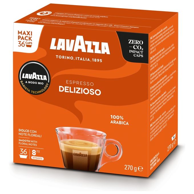 Lavazza A Modo Mio Capsule Caffe' Deliziosamente 36 Pezzi