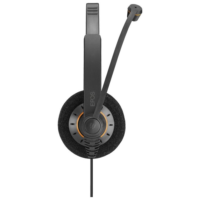 Epos 1000550 IMPACT SC 30 USB ML Auricolare Monoaurale Cablato Microfono con Cancellazione Rumore Certificato Microsoft Teams colore Nero
