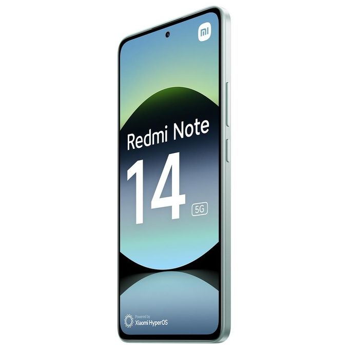 Xiaomi REDMI NOTE 14 5G Smartphone 8GB 256GB Display AMOLED 6.67'' 120Hz Dual SIM NFC Batteria 5110mAh colore Coral Green