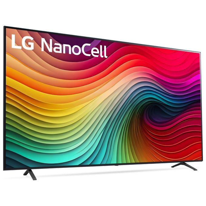 LG 86NANO81T6A NanoCell Smart TV 86'' 4K Ultra HD 120Hz HDR10 webOS 24 Game Optimizer Wi-Fi 5 colore Blu