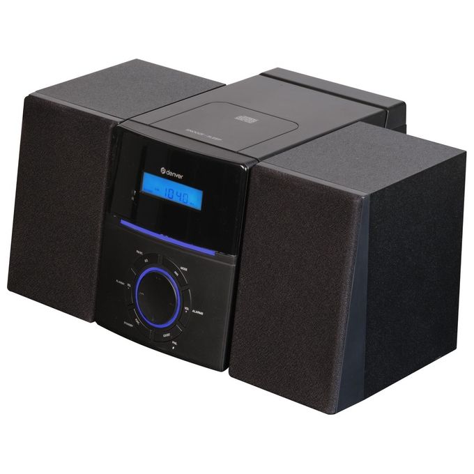 Denver MCA-240 Microsistema Audio per la Casa Lettore CD Radio FM 40 W Display LCD Telecomando colore Nero