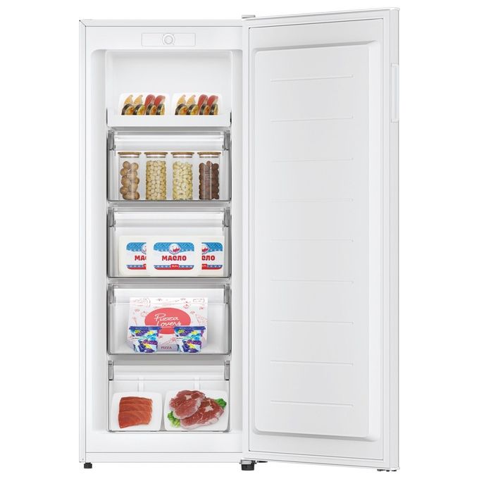 Candy CUQS513EW Congelatore Verticale 163 L 138 cm Classe E 38 dB 7.5 Kg-24h colore Bianco