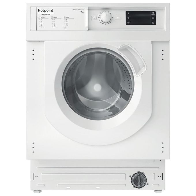 Hotpoint BI WMHG 71483 EU N Lavatrice Carica Frontale da Incasso Partenza Differata Classe energetica D (A+++) Capacita' di carico 7 Kg Centrifuga 1400 Giri-min Motore Inverter Woolmark Green