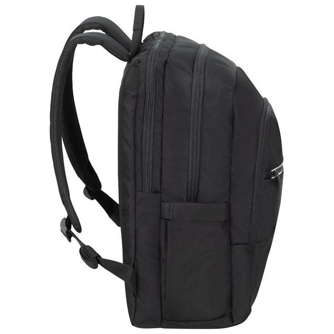 Rivacase 7569 Alpendorf Zaino per Notebook 17.3'' con Materiale Riciclato RPET Tasca per Tablet e Resistente all'Acqua colore Nero