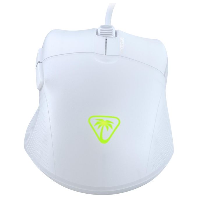 Turtle Beach TBM-1001-15 Pure SEL Mouse da gioco Ultraleggero 49 g Sensore PixArt 8K DPI Interruttori Meccanici 20 Milioni di Clic Cavo 1.8 m RGB AIMO colore Bianco