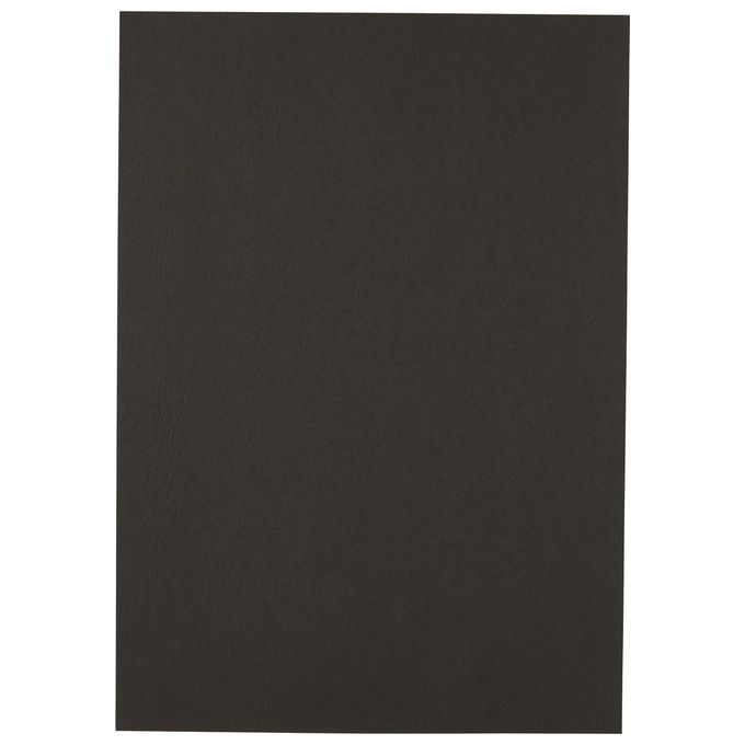 Gbc Confezione 10 0 copertine Leathergrain a3 nero