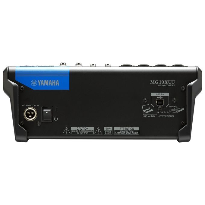 Yamaha CMG10XUF MG Series Mixer Analogico 10 canali USB 24bit 192kHz Effetti SPX 24 programmi Preamplificatori D-PRE colore Nero